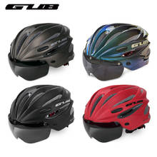 GUB Bicycle Helmet K80 PLUS with Visor Magnetic Goggles Integrally-molded 58-62cm for Men Women MTB Road Bicycle Bike Helmet 2024 - buy cheap