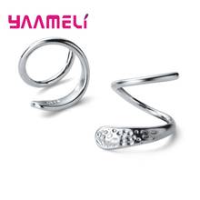 Pendientes creativos de 2 agujeros para mujer y hombre, de plata de ley 100% 925, estilo Punk, joyería para Piercing 2024 - compra barato