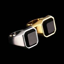 Кольцо из нержавеющей стали 316L высококачественное полированное однотонное байкерское кольцо для мужчин, модные ювелирные изделия, свадебный подарок OSR372 2024 - купить недорого