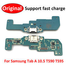 USB Charging Port Dock Connector Board Replacement Parts For Samsung Galaxy Tab A SM-T590 T595 T597 With Microphone Flex  Cable 2024 - buy cheap