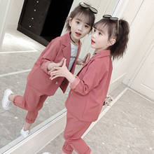 Teen Girls Clothing Autumn Jacket Pants 2pcs sets for Girls Clothes School Kids Suit Outfits Tracksuit Children 10 12 14 Years 2024 - buy cheap