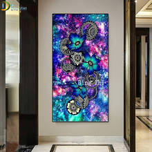 DIY Diamond Painting Fantasy Flower Colorful Starry Sky, Diamond Mosaic Full Drill Square Embroidery Round Handmade Hobby Decor 2024 - buy cheap