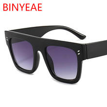 New Square Sunglasses Women Brand Designer Flat Top Luxury Fashion Sun Glasses Big frame Shades Men UV400 2024 - buy cheap