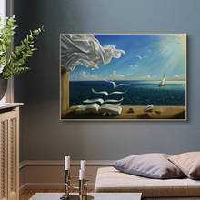 Wall Art Sea Waves Book Landscape Canvas Paintings By Salvador Dali Wall Posters AndPrint Cuadros Pictures for Home Decoration 2024 - buy cheap