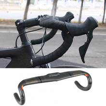 380/400/420/440MM Full Carbon Bicycle Handlebar Road Bicycle Handlebar Stem Handle playing Carbon Handlebar 2024 - buy cheap