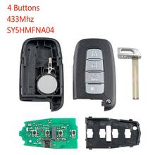 Интеллектуальный Автомобильный ключ дистанционного управления 4 кнопки подходит для Hyundai Kia 433 МГц Sy5Hmfna04 2024 - купить недорого