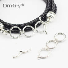 Dmtry 5set Zinc Alloy Silver Plated Jewelry Making Findings Diy Bracelet OT Toggle Clasps Jewelry Findings Accessories LC0106 2024 - buy cheap