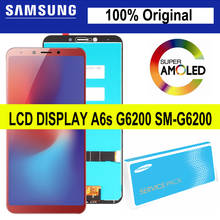 Tela lcd original 6.0 "para samsung galaxy a6s g6200, display touch screen, digitalizador, montagem para samsung a6s, peças de reparo 2024 - compre barato