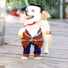 Одежда для домашних животных Косплей Пиратские собаки кошка Хэллоуин милый костюм одежда комфорт для маленьких средних собак новое поступление 2024 - купить недорого