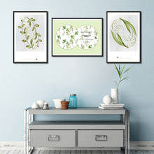 Картина из натуральных растений, настенные постеры с изображением веток и листьев, цветов, декор для гостиной 2024 - купить недорого