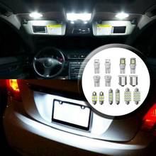 Car Auto Interior Map Dome License Plate Replacement Light Kit White Lamp Set 14pcs/lot LED 1157 T10 31 36mm Car Accessories 2024 - buy cheap