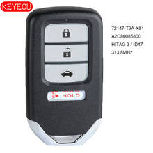 KEYECU Smart Remote Key 313.8Mhz ID47 4 Button for Honda City 2015-2016 NCF2952X HITAG 3 ID47 313.8MHz 72147-T9A-X01 A2C80085300 2024 - buy cheap