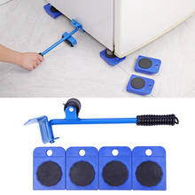 New Furniture Mover Set Furniture Transport Tools Heavy Lifter Moving Animals Tool Wheel 4 Wheel Roller Mover and 1 Pry Bar 2024 - buy cheap