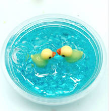 60ml Cute Duck Crystal Mud Mixing Cloud Slime Scented Stress Kids Clay Toy Plasticine Clay Light Polymer Kids Antistress Toy 2024 - buy cheap