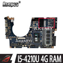 Placa base de ordenador portátil Asepcs UX303LA para For Asus UX303LA UX303LB UX303LN UX303L UX303, placa base original de prueba 4G RAM I5-4210U 2024 - compra barato