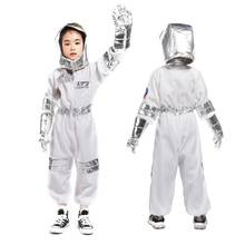 Spaceman astronauta cosplay traje trajes de halloween para crianças meninos ciência festival festa desempenho roupas 2024 - compre barato