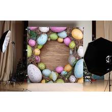 Retro Foto fondo de huevos de Pascua madera fondos niños foto fondos para estudio fotográfico accesorios fotografía GE-127 2024 - compra barato