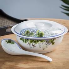 Jingdezhen panela de sopa de cerâmica, de alta qualidade, porcelana chinesa, tigela com tampa, tigela, utensílios de cozinha 2024 - compre barato