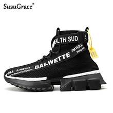 SusuGrace-Zapatillas deportivas transpirables para hombre, calzado de entrenamiento atlético cómodo, para caminar al aire libre, talla grande, nuevas 2024 - compra barato