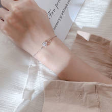 Серебряный Цвет Кристалл Циркон куб браслеты волшебный куб CZ браслеты для женщин модный браслет подарок для девочек 2024 - купить недорого
