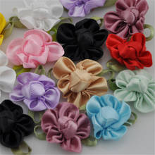 20pcs Ribbon Flower Bows Appliques wedding DIY craft Lots mix B026 2024 - buy cheap