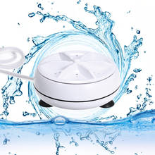 2 in 1 Portable Mini Washing Machine Ultrasonic Washer with USB Cable Convenient for Travel Business Trip 2024 - buy cheap