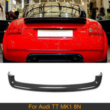 For TT Carbon Fiber Rear Trunk Spoiler Wing Boot Lip for Audi TT MK1 8N 1998 - 2006 Car Rear Trunk Spoiler Wing Sticker 2024 - buy cheap
