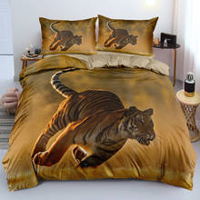 3D Camel Bed Linens Tiger Duvet Cover Sets and Pillow Shams King Queen Super King Twin Full Size 140*200cm Animal Bedclothes 2024 - buy cheap