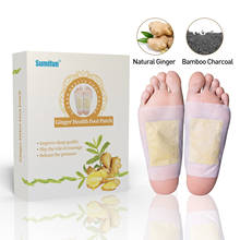 12Pcs/Box Ginger Detox Foot Patch Bamboo Vinegar Pads Improve Sleep Beauty Health Care Slimming Plaster K03001 2024 - buy cheap