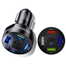 Quick Charge 3.0 USB Car Charger 3 Ports USB Car Charger Car Charger BK358 QC 3.0 Fast Charging Car Fast Car Cigarette Lighter 2024 - buy cheap