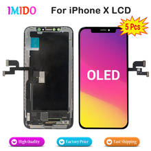 5Pcs/Lot ZY GX JK AMOLED Latest LCD For iPhone X Display Perfect 3D Touch Screen Digitizer Assembly Replacement Parts Black 2024 - buy cheap