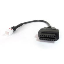 Adaptador de arnés de Cable OBDII para Yamaha R1 R6, 4 pines, OBD2 2024 - compra barato