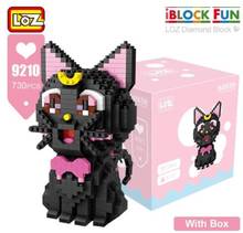 Loz blocos de construção de plástico fofos, blocos de construção de super heróis de anime blocos de diamante brinquedos educativos de figuras de ação brinquedos para crianças 2024 - compre barato