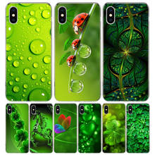 Красивый изумрудно-зеленый блестящий чехол для Apple Iphone 11 13 12 X Xs Pro Max Mini XR 7 8 6 6s Plus 5S 5 SE + Cell H 2024 - купить недорого