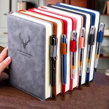 200 Pages Deer Head A5 Notebook Journal Super Thick Work Notebook Daily Business Office Accessories Simple Diary School Supplies 2024 - buy cheap