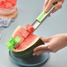 Fatiador de melancia, cortador de frutas, melão, aço inoxidável, ferramenta de cozinha, artefato doméstico, cozinha 2024 - compre barato
