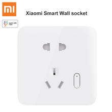 Xiaomi mi mijia Smart Wall Socket Wireless Smart Plug 10A 250V Xiaoai Voice Control Power Statistics OTA Upgrade for Mijia APP 2024 - buy cheap