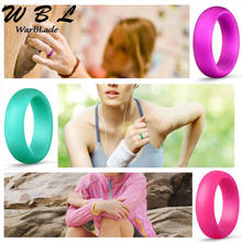 10 шт./компл. пищевой силикон FDA кольцо 5 мм Гипоаллергенное для кроссфита гибкие резиновые пальцевые кольца 6-12 размер для женщин свадебный подарок 2024 - купить недорого