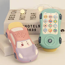 Музыкальная игрушка Монтессори для младенцев, телефон для детей 2 лет, детский телефон для маленьких девочек 13 24 месяца, телефон для детей, подарок для мальчика 1 год 2024 - купить недорого