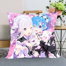 Re:ZERO -Starting Life in Another World Pillow Case Modern Home Decorative Pillowcase 40X40cm For Living Room Pillow Cover 2024 - buy cheap