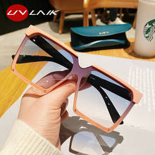 UVLAIK 2021 Square Sunglasses Women Vintage Oversized Sun Glasses Men Brand Designer Fashion Outdoor UV400 Colored Glasses 2024 - buy cheap