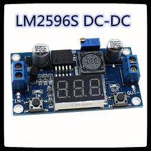 (1PCS) LM2596S DC-DC adjustable step-down module with digital display voltmeter display LM2596S stabilized voltage 2024 - buy cheap