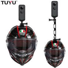 TUYU Insta 360 One X Спортивная камера, подставка для мотоциклетного шлема Insta 360 One X, подставка для лыжного шлема, аксессуары для экстремальных видов спорта 2024 - купить недорого