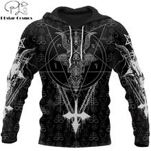 Brand Fashion Autumn Hoodies Satanic Tattoo Symbols 3D All Over Printed Mens Sweatshirt Unisex Zip Pullover Casual Jacket DW0200 2024 - buy cheap