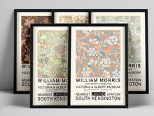 William Morris The Victoria and Albert Museum Exhibition Wall Art Canvas Painting Posters and Prints Living Room Deco (No Frame) 2024 - buy cheap