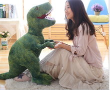 Большой 110 см динозавр плюшевые игрушки мультфильм тираннозавр рекс Мягкая кукла обнимающая Подушка игрушка подарок на день рождения w0889 2024 - купить недорого
