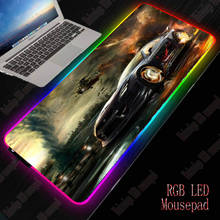 Carros nuvem rápida rgb grande computador gaming mouse pad gamer computador tapete xxl mousepad mesa backlight tapete para teclado mause 2024 - compre barato