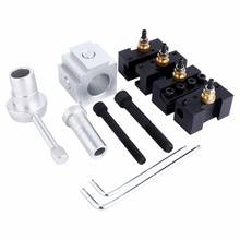 Mini CNC Lathe Tool Holder Quick Change Tool Post Cutter Holder Screw Kit Set Boring Bar Turning Facing Holder Wrench 2024 - buy cheap