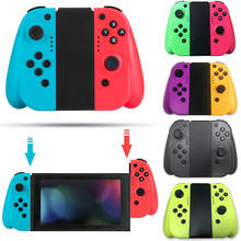 2 шт. левый и правый пульты геймпада беспроводной Bluetooth сменный контроллер для Nintendo переключатель Joystic контроллер аксессуары 2024 - купить недорого