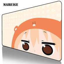 Orange Clothes Cute Girl Large Mouse Pad PC Laptop Keyboard Gamer Kawaii Anime Mousepad Desk Mat Gaming Room Accessories Carpet 2024 - buy cheap